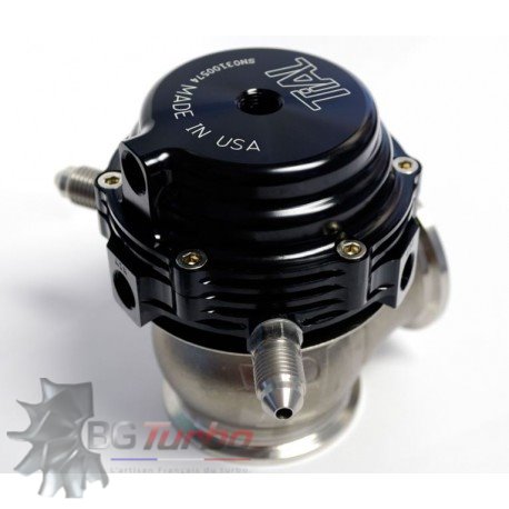 Wastegate TIAL MV-S de couleur noire, livrée avec tous ses accessoires de montage et différents ressorts pour le réglage
WASTEGATE MVS black - All springs
